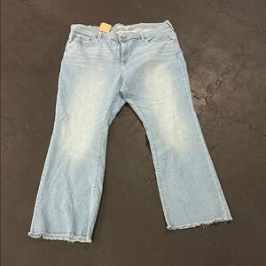 Levi's Light Blue Wide Leg Jeans